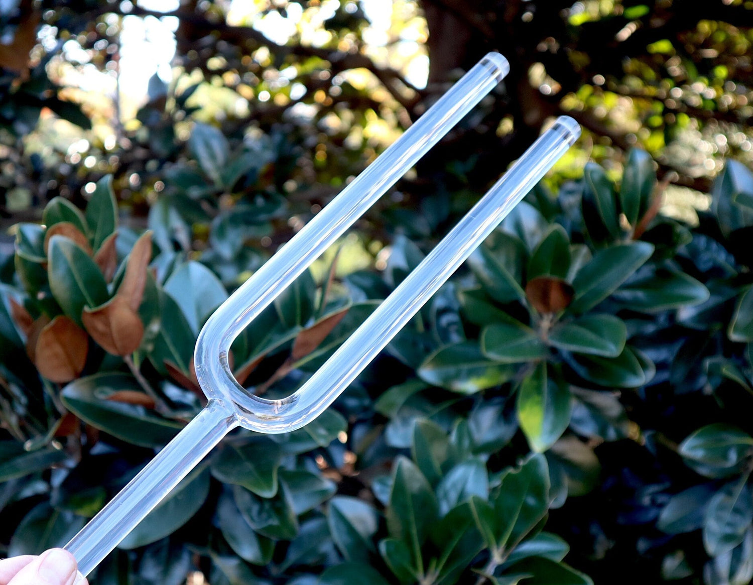 Custom Crystal Tuning Fork for a Tailor Suited Approach - Each Note corresponds to a Chakra - 16mm with Purple Case - Subtle Body, Biofield