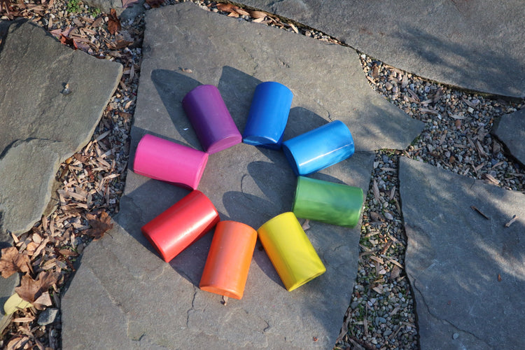 Myriad Melodies' 8pc Unweighted Chakra Tuning Fork Set For Working With The Bio-Field - Drawstring Pouches and Strikers, Sound Vibration