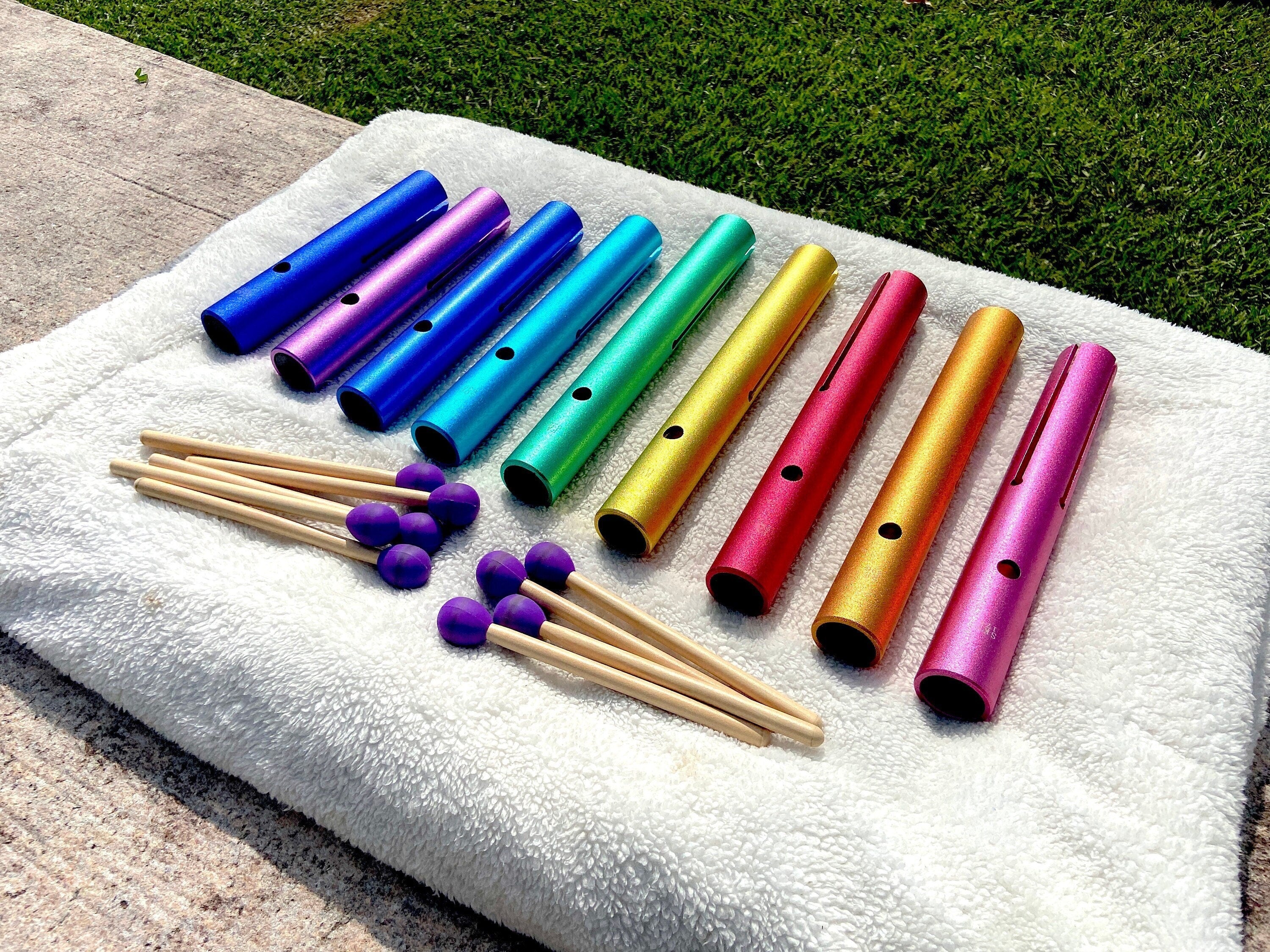 Full 9-Tone Solfeggio Tubes for Ultimate Vibration – Myriad Melodies