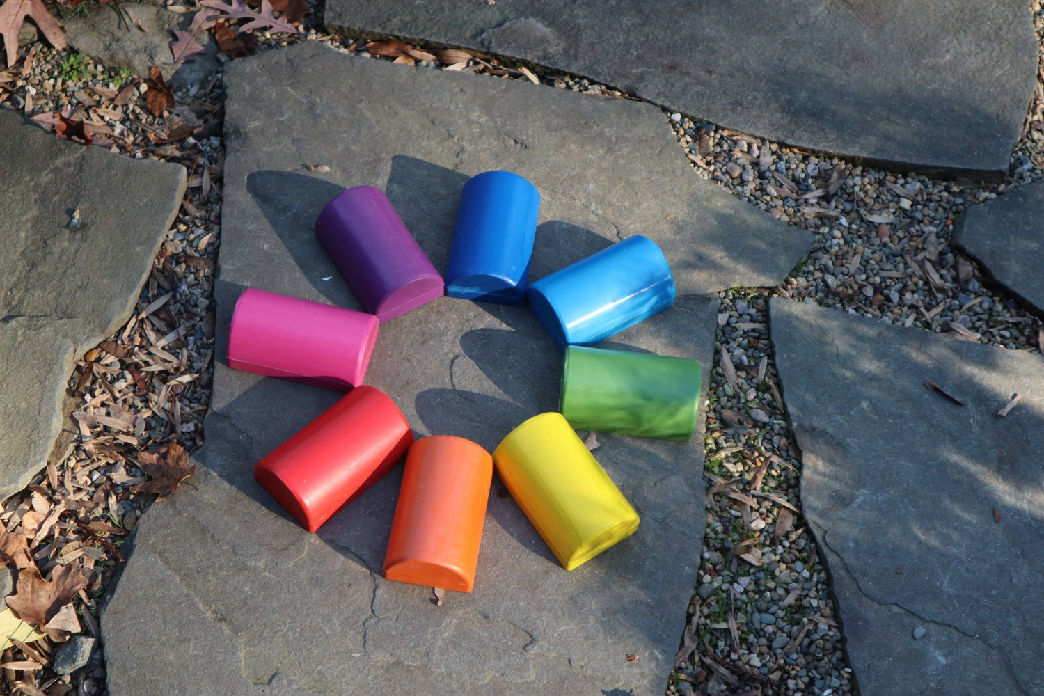 Myriad Melodies' Professionally Tuned .25 - 8pc Chakra Premium Tuning Fork Set - Chakra Engrams, Crystal Attenuator Extender, Biofield