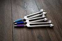 Tuning Fork Grips - 9pc Set - Sound Vibration Accessories - Compatible With Most Tuning Forks