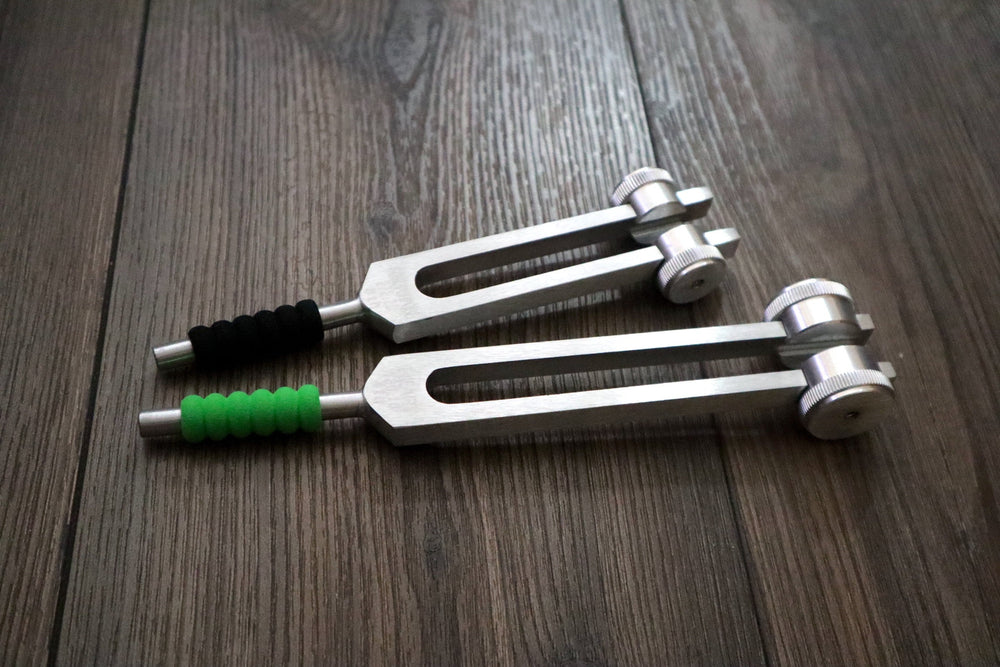 Tuning Fork Grips - 9pc Set - Sound Vibration Accessories - Compatible With Most Tuning Forks