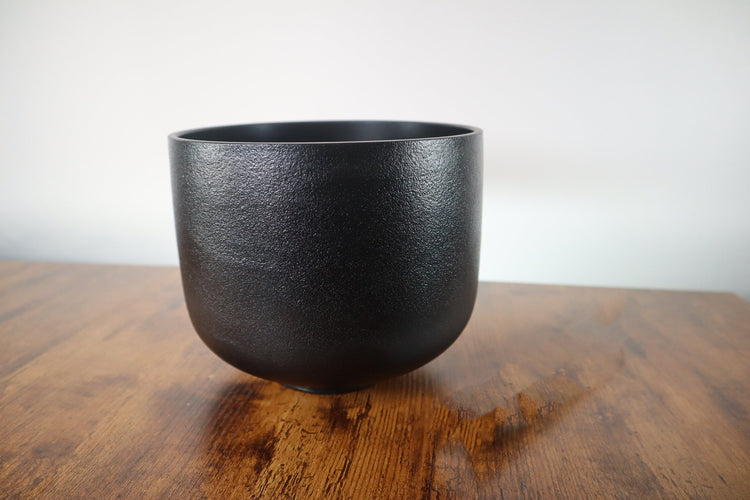 528hz White Light and Gravity Singing Bowl - Solfeggio Love Frequency, 8” C Note, Sound Vibration, Carry Case, Striker, Mallet, and O-ring