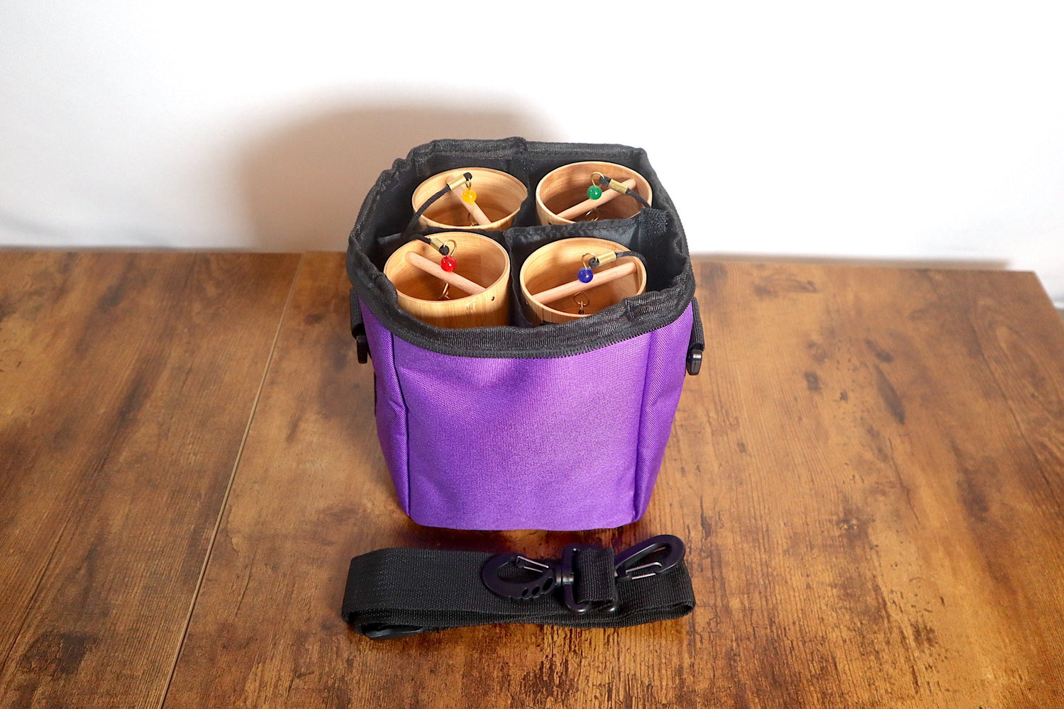 Melody Chimes with Protective Carry Case - 4pc Set of Chimes with Case - Accessory for Windbell Chimes, Sound Vibration