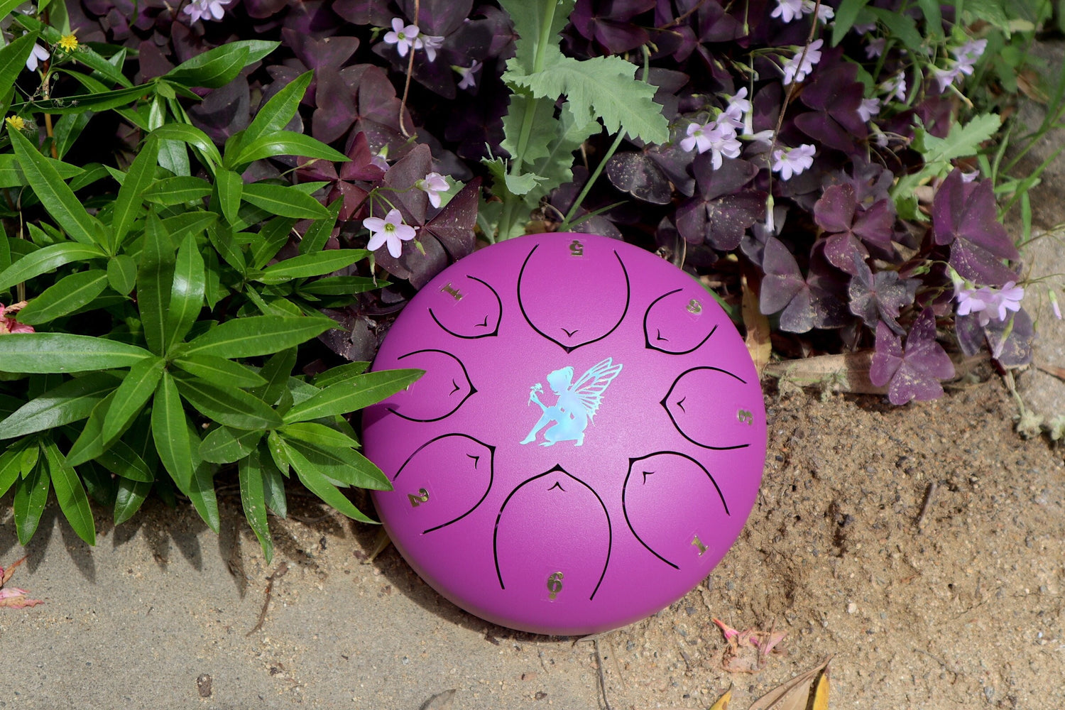 Fairy Fusion - 8" Steel Tongue Drum - F Key - Playfulness and Connection with Nature, Shamanic Drum, Ethereal Drum Vibration, Tank Drum