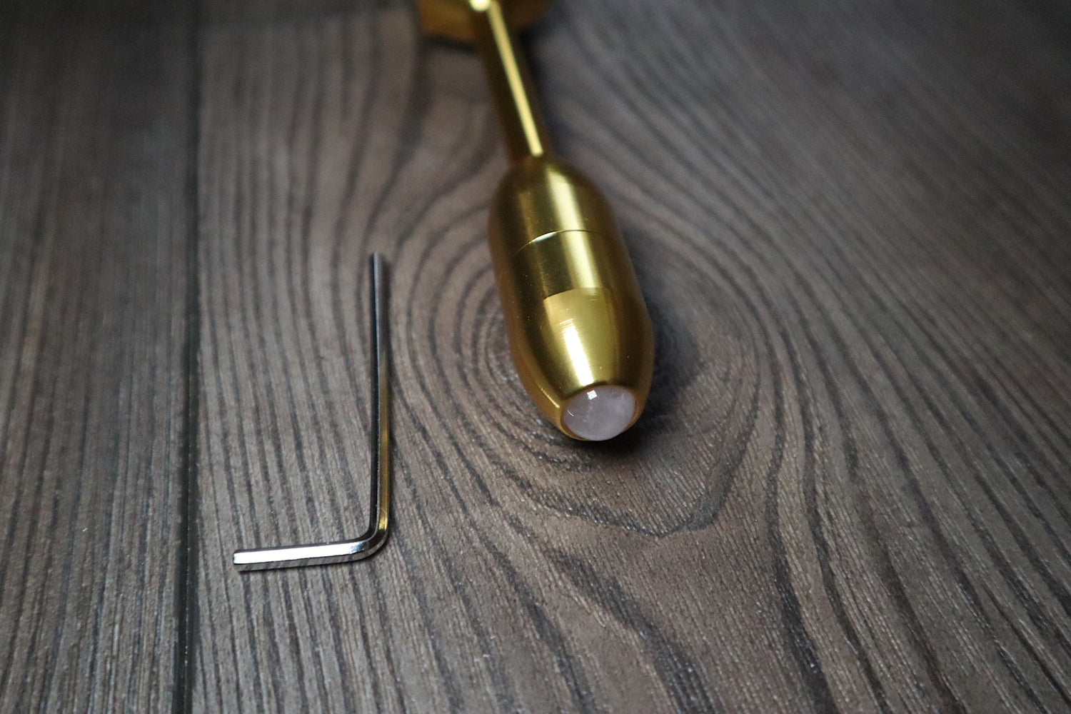 174 Hz Tuning Fork - Carry Bag and Striker, Sound Vibration, Energy Vibration - Attenuator Handle Extender with 10mm Crystal - Biofield