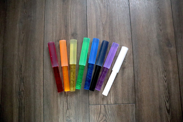 Colorful Acrylic Strikers - Select a Color to Match With Your Singing Bowls! Accessories to Use With Crystal Singing Bowls