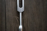 128 Hz OTTO Tuning Fork with Attenuator Extender - Custom 10mm Crystal Attenuator Handle - Earthing - Hematite, Black Onyx, Rose Quartz