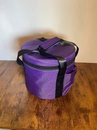 528 Hz Gravity Bowl and 432 Hz Chakra Printed Bowl - Tuning Fork - 8” Bowl, 7” Bowl, Purple Padded Carry Case, Suede Striker, and O-ring