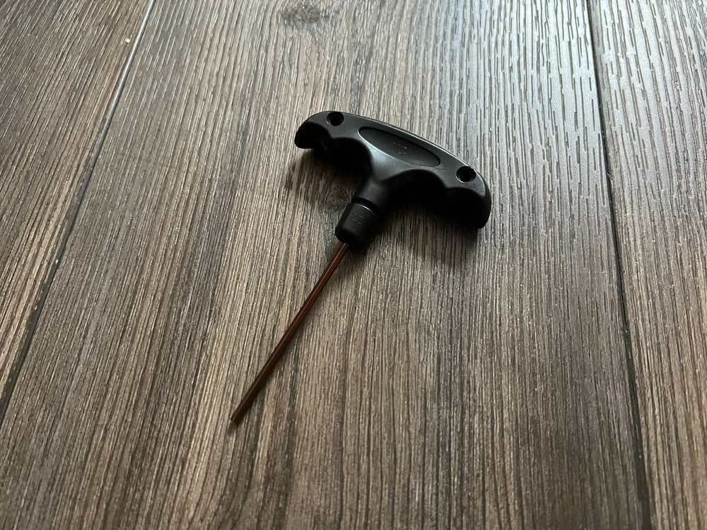 Allen Wrench with Handle and Microfiber Towel - Accessory for Tuning Fork Attenuators