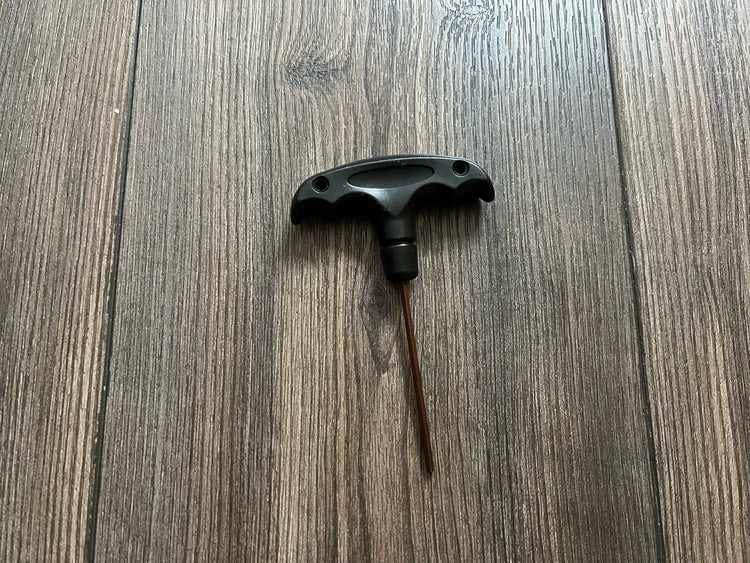Allen Wrench with Handle and Microfiber Towel - Accessory for Tuning Fork Attenuators