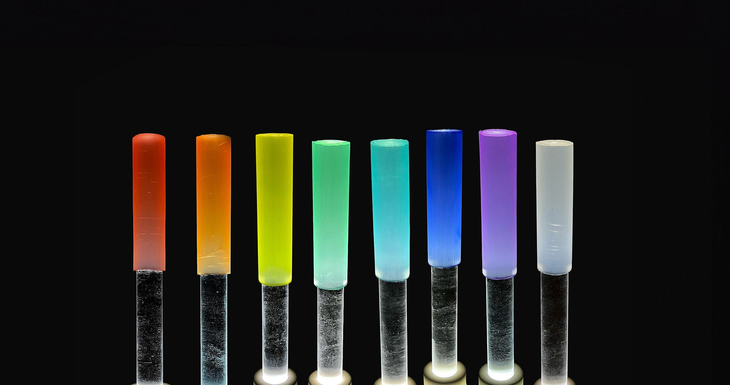 Pastel Acrylic Striker - Lights up for Sound Baths and Performances - Select a Color to Match Your Singing Bowl!