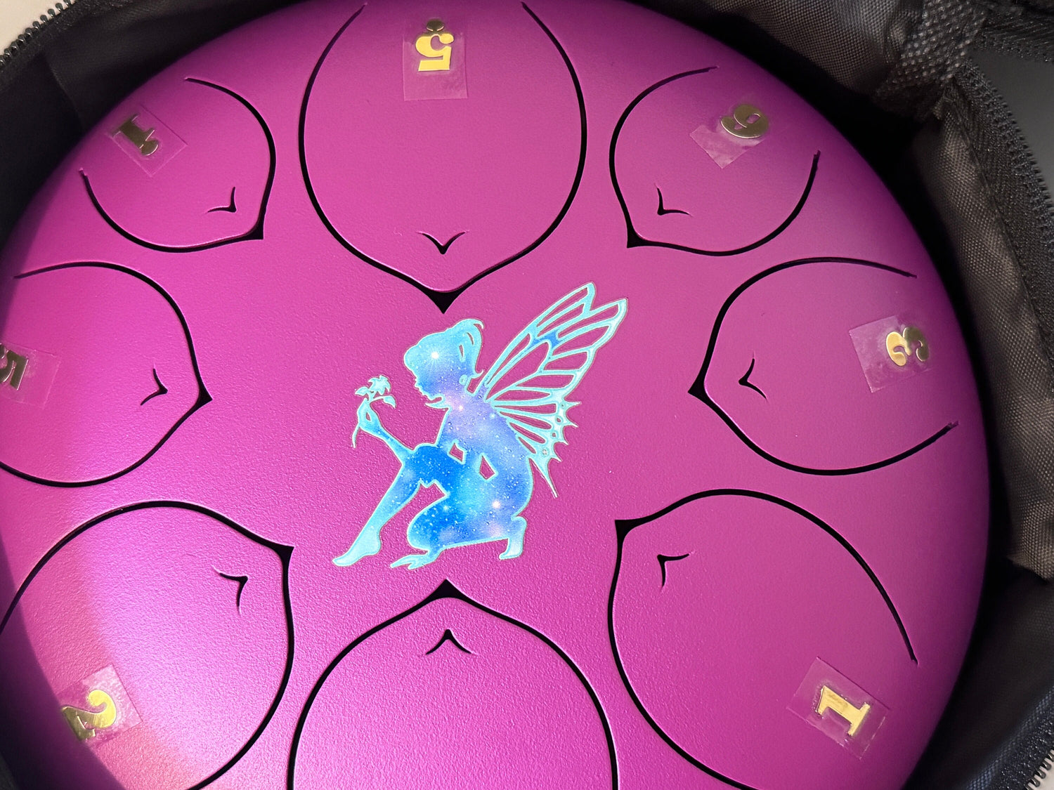 Fairy Fusion - 8" Steel Tongue Drum - F Key - Playfulness and Connection with Nature, Shamanic Drum, Ethereal Drum Vibration, Tank Drum