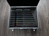 Ultra Smooth 8pc Crystal Tuning Fork - Long Lasting Resonance - 16mm - Metal Carry Case - Crystal Vibration, Premium Offering to Clients