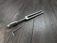 174 Hz Solfeggio Unweighted Tuning Fork For Vibration - Attenuator Extender - Massage, Acupressure, Sound Vibration