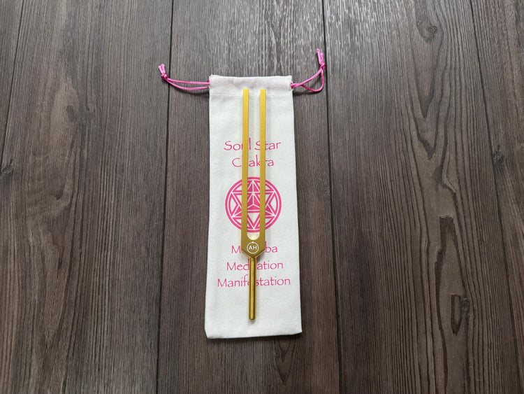 174 Hz Solfeggio Unweighted Tuning Fork For Vibration - Attenuator Extender - Massage, Acupressure, Sound Vibration