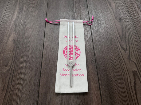 174 Hz Solfeggio Unweighted Tuning Fork For Vibration - Attenuator Extender - Massage, Acupressure, Sound Vibration