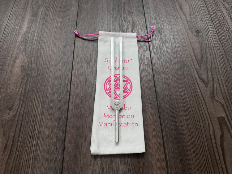174 Hz Solfeggio Unweighted Tuning Fork For Vibration - Attenuator Extender - Massage, Acupressure, Sound Vibration