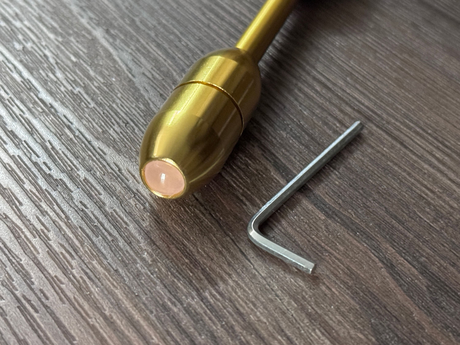 174 Hz Tuning Fork - Carry Bag and Striker, Sound Vibration, Energy Vibration - Attenuator Handle Extender with 10mm Crystal - Biofield