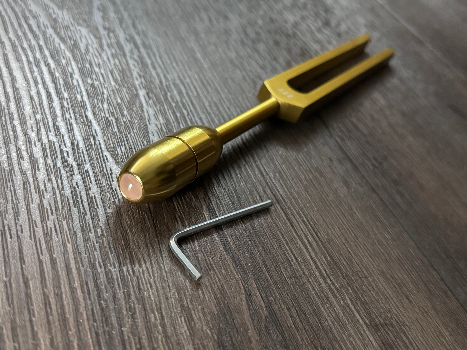 174 Hz Tuning Fork - Carry Bag and Striker, Sound Vibration, Energy Vibration - Attenuator Handle Extender with 10mm Crystal - Biofield