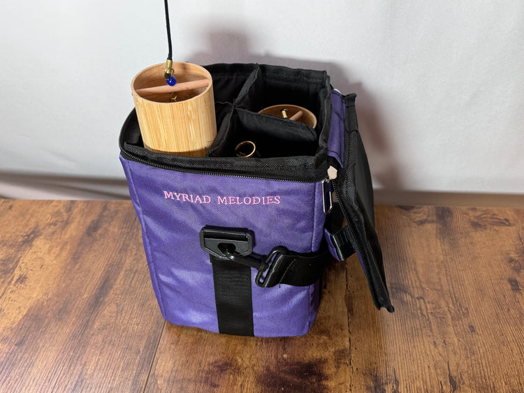 Myriad Melodies' Padded Case for Chimes - Premium Padded Case - Padded Walls for Protection - One Size Fits All - Wind Chimes