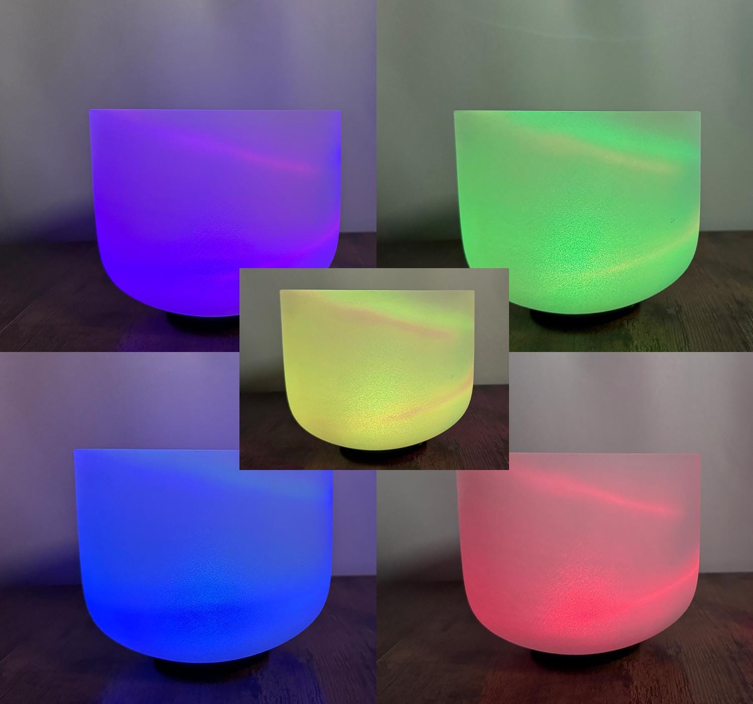 Rainbow Acrylic Striker - Rainbow Illumination Effect for Sound Baths, Performances, and Social Media Content - Singing Bowl Accessory