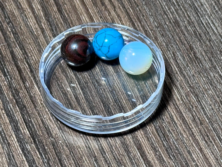 Gemstone Packs for Attenuator Handles - Customize Your Tuning Fork Attenuator for a Tailor Suited Approach - 10mm Crystal Collection Add-ons