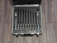 Myriad Melodies' 8pc Crystal Tuning Fork Set - 10mm - Notes CDEFGABC5, Crystal Vibration, Biofield, Sound Vibration