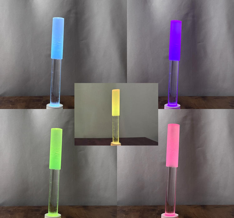 Rainbow Acrylic Striker - Rainbow Illumination Effect for Sound Baths, Performances, and Social Media Content - Singing Bowl Accessory