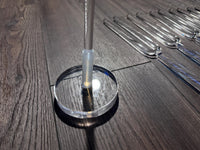 Myriad Melodies' 8pc Crystal Tuning Fork Set - 10mm - Notes CDEFGABC5, Crystal Vibration, Biofield, Sound Vibration