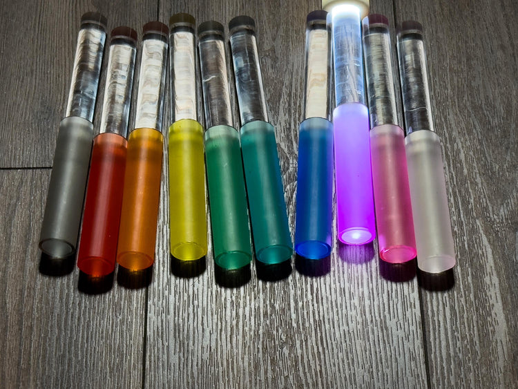 Pastel Crystal Striker - Lights up for Sound Baths and Performances - Select a Color to Match Your Singing Bowl!