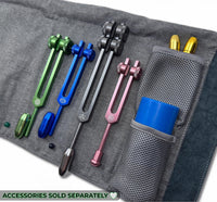 Myriad Melodies' Colorful Carry Bag for Tuning Forks - Professional 10pc Plug-In Bag with Compartments For Gemstone Boots and Accessories