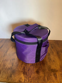 Purple Aura - 10" Crystal Singing Bowl and Soul Purpose Tuning Fork - 432 Hz Perfect Pitch F-Note w/ Bag Bundle, Mallet, Purple Case