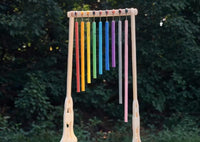 Harmony Chime Stand for 9-Tone Solfeggio Chimes - Portable Rack, Floor Stand, Wind Chimes, Solfeggio Tones, Accessories, Vibration