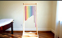 Harmony Chime Stand for 9-Tone Solfeggio Chimes - Portable Rack, Floor Stand, Wind Chimes, Solfeggio Tones, Accessories, Vibration