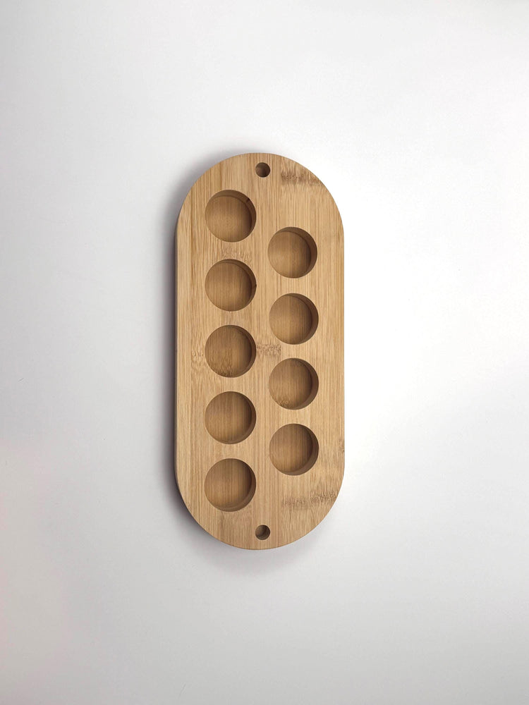 Solfeggio Tube Holder - 10pc Holder for Solfeggio Tubes - Professionally Crafted Holder, Beautiful Aesthetic, Accessory for Tubes, Vibration