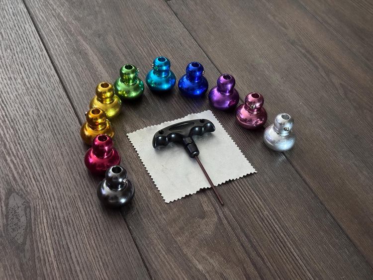 10pc Set - Weighted Boot Premium Full 10pc Set - Ultra Smooth, Rounded Contours, Stimulate Meridian Lines and Chakra Centers, Massage