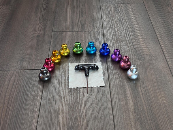 10pc Set - Weighted Boot Premium Full 10pc Set - Ultra Smooth, Rounded Contours, Stimulate Meridian Lines and Chakra Centers, Massage