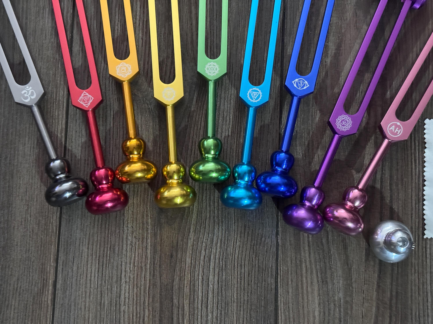 Myriad Melodies' Professionally Tuned .25 Secret Solfeggio and 10pc Weighted Boot Attachment - Classic 9pc Set + 93.96 Schumann Bundle