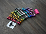 Myriad Melodies' Professionally Tuned .25 9pc Chakra Tuning Forks with 10pc Premium Weighted Boot Set - Biofield, Sound Vibration