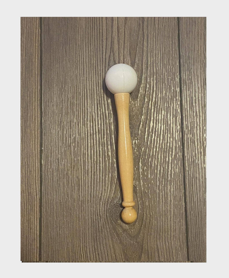 432Hz 8" Sacral Chakra D Note 99.9% Quartz Crystal Singing Bowl - 5 Cents Perfect Pitch, Frosted, Rubber Mallet, With Case