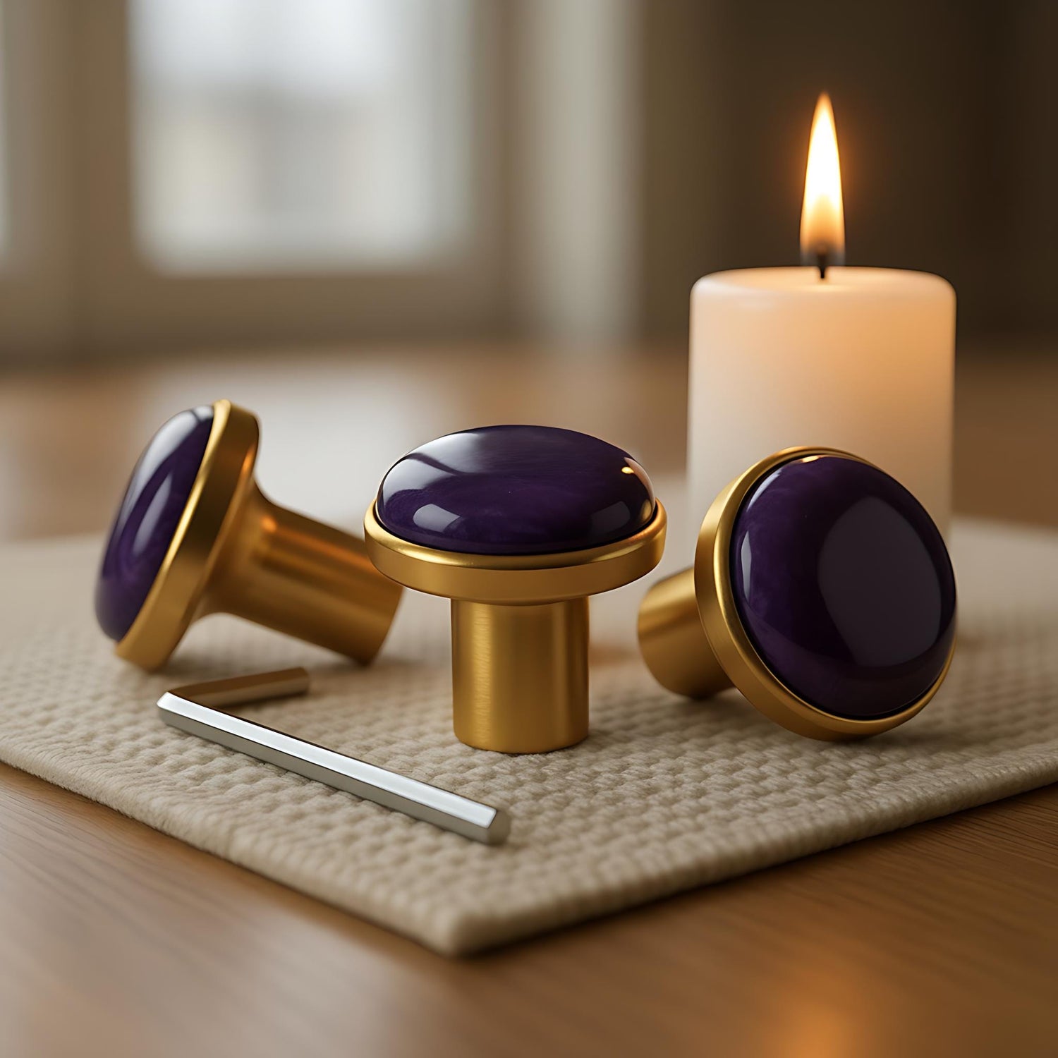 GemBoot Attenuator - Single, 2-Pack, 3-Pack - Rose Quartz, Amethyst - Cabochon, Massage, Biofield