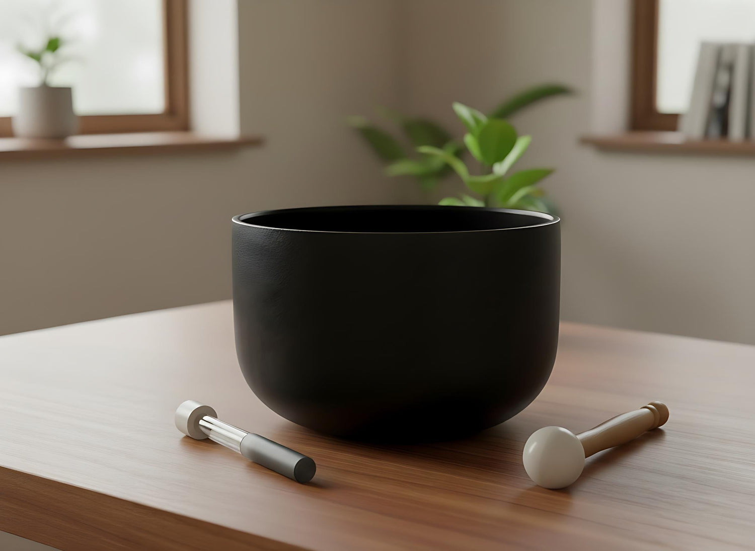 432hz 12" Gravity Bowl - C Note, Quartz Crystal Singing Bowl, Sound Vibration, Padded Carry Case, Striker, Mallet, and O-ring