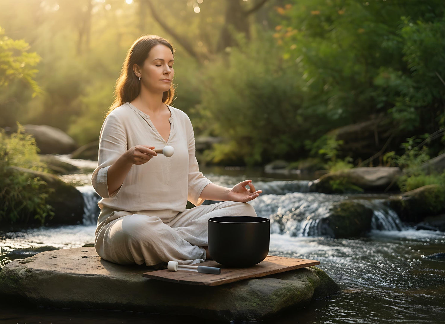 432hz 12" Gravity Bowl - C Note, Quartz Crystal Singing Bowl, Sound Vibration, Padded Carry Case, Striker, Mallet, and O-ring