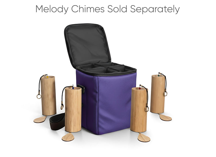 Myriad Melodies' Padded Case for Chimes - Premium Padded Case - Padded Walls for Protection - One Size Fits All - Wind Chimes