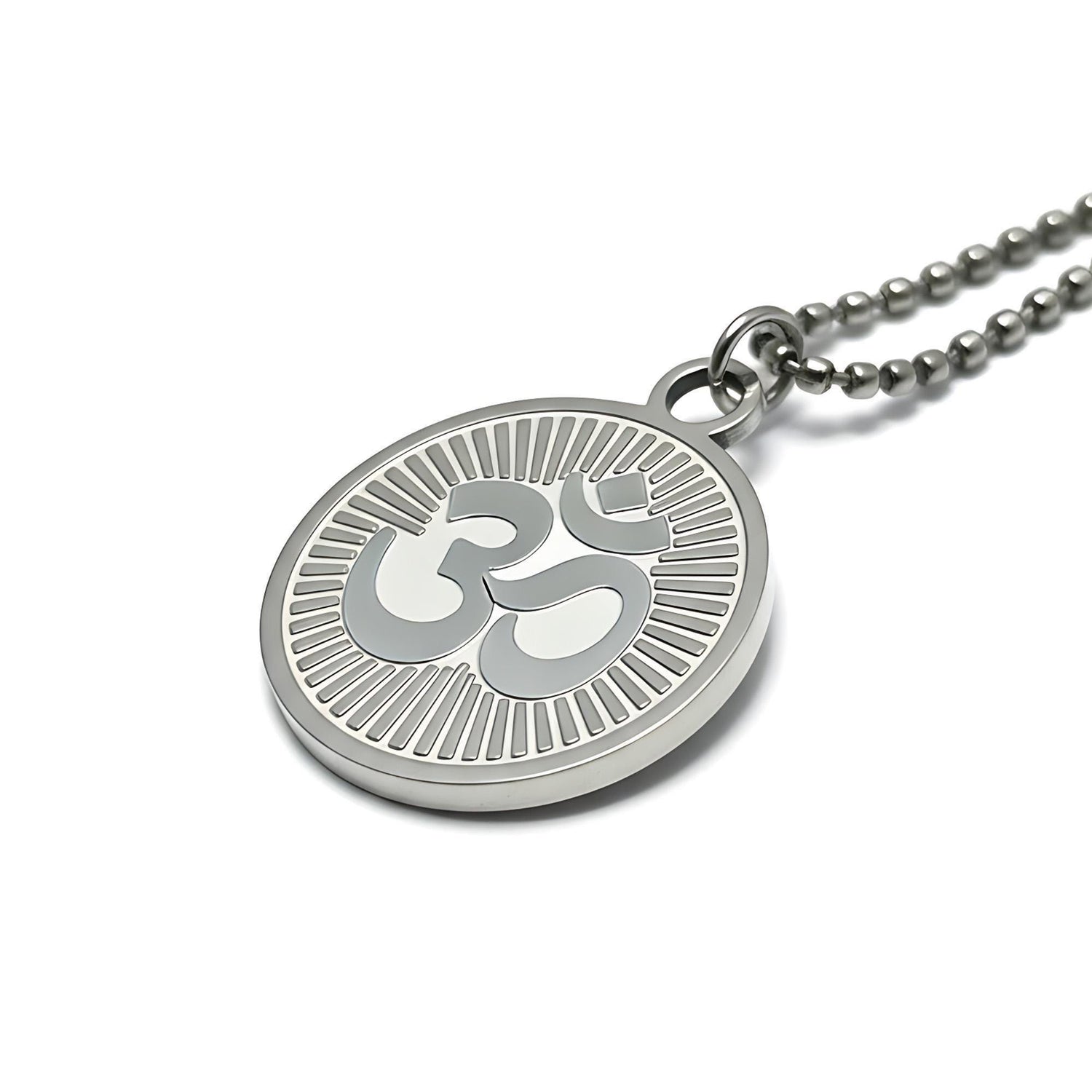 OM with Rays of Light Mystical Beauty Charm For Necklace Jewelry, Spiritual Meditation Symbols, Artisan Craftsmanship, Unique Gift For Her