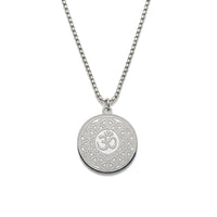 OM with Flower of Life Mystical Beauty Charm Necklace: Unique Gift For Him or Her, Spiritual Symbols