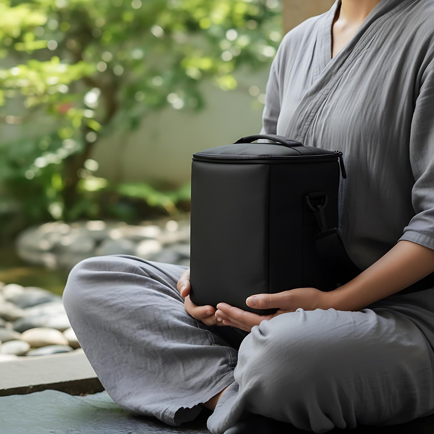 Myriad Melodies' Padded Case for Chimes - Premium Padded Case - Padded Walls for Protection - One Size Fits All - Wind Chimes