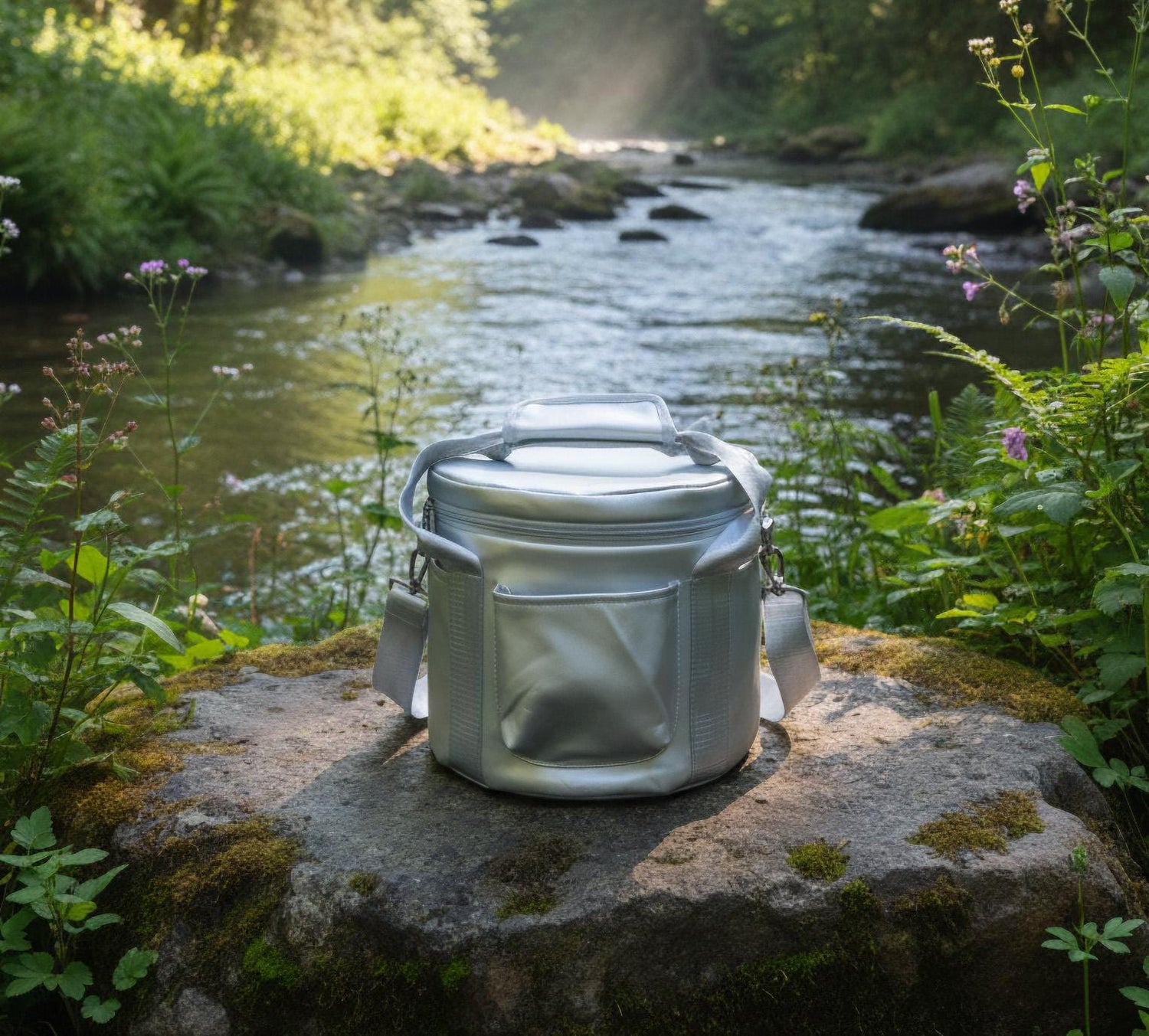 12" Aurora Premium Clear Crystal Singing Bowl w/ Tuning Fork, Suede Striker, Cushion, O-Ring, and Silver Padded Case