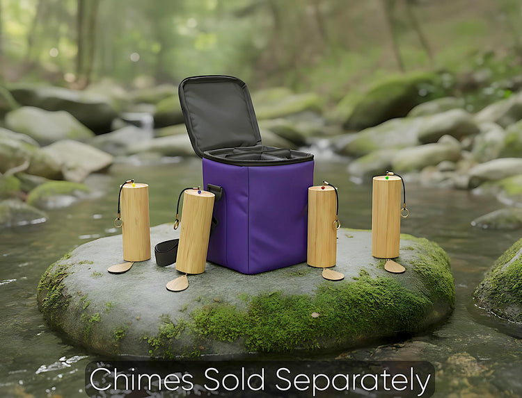 Myriad Melodies' Padded Case for Chimes - Premium Padded Case - Padded Walls for Protection - One Size Fits All - Wind Chimes